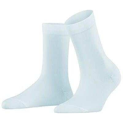 FALKE Dames Sokken Cotton Touch W So katoen eenkleurig 1 paar, Blauw Light Blue 6594, 35-38 FALKE Dames Sokken Cotton Touch W So katoen eenkleurig 1 paar, Blauw Light Blue 6594, 35-38