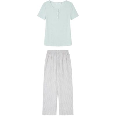 women'secret 3599185 Pyjama voor dames, groen, S, Groen, S women'secret 3599185 Pyjama voor dames, groen, S, Groen, S