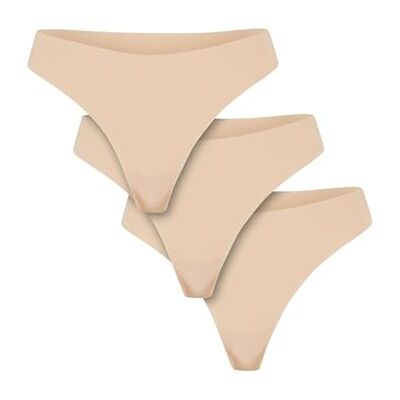 Urban Classics Dames TB7670B-Dames Lasercut Tanga 3-Pack Underwear, Nude + Nude + Nude, S, Nude + nude + nude, S Urban Classics Dames TB7670B-Dames Lasercut Tanga 3-Pack Underwear, Nude + Nude + Nude, S, Nude + nude + nude, S