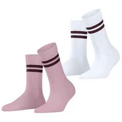 ESPRIT Dames Sokken Tennis Stripe Multipack W So katoen gedessineerd 2 paar, Veelkleurig Thulit White 0070, 35-38 ESPRIT Dames Sokken Tennis Stripe Multipack W So katoen gedessineerd 2 paar, Veelkleurig Thulit White 0070, 35-38