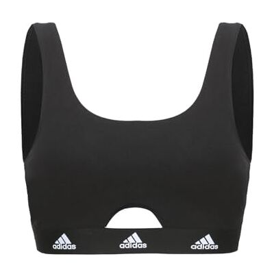 adidas Sports Underwear Dames Scoop Bralette Bustier, Zwart, XXL adidas Sports Underwear Dames Scoop Bralette Bustier, Zwart, XXL