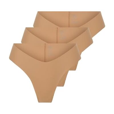 ONLY Dames Onltracy V Cut Cheeky Letter 3-Pack Acc, Tawny Birch, x_l (3-pack), Tawny Birch, x_l ONLY Dames Onltracy V Cut Cheeky Letter 3-Pack Acc, Tawny Birch, x_l (3-pack), Tawny Birch, x_l