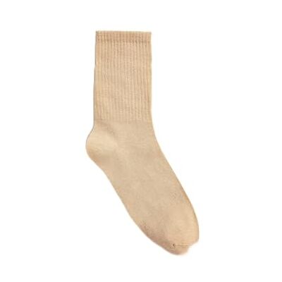 Koton Basic Socket Sok voor dames, BEIGE (057), One size Koton Basic Socket Sok voor dames, BEIGE (057), One size