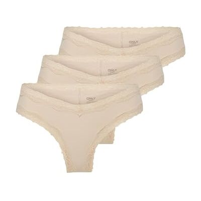 ONLY Onltracy V Cut Lace Cheeky Slip 3 stuks Acc, perzik Taffy, L (Pack van 3), Perzik Taffy, L ONLY Onltracy V Cut Lace Cheeky Slip 3 stuks Acc, perzik Taffy, L (Pack van 3), Perzik Taffy, L