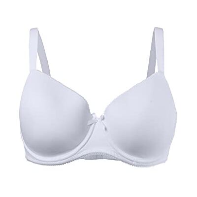 Ulla Popken Jula beugelbeha zonder vulling, Wit (Weiss 20), 110C Ulla Popken Jula beugelbeha zonder vulling, Wit (Weiss 20), 110C