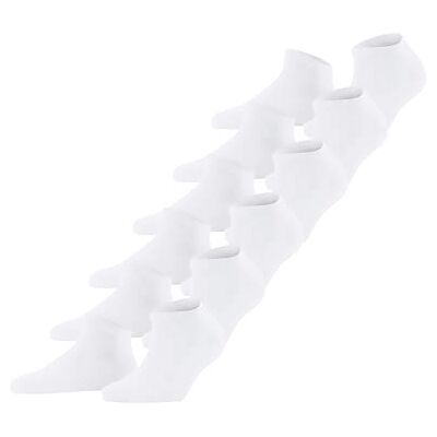 FALKE dames Happy 6-Pack sneakersokken admend katoen verstevigde damessneakersokken een allrounder kort duurzaam slijtvast huidvriendelijk effen multipack 6 paar FALKE dames Happy 6-Pack sneakersokken admend katoen verstevigde damessneakersokken een allrounder kort duurzaam slijtvast huidvriendelijk effen multipack 6 paar
