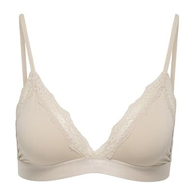 ONLY Onlvicky Lace Unpadded Bralette Acc, perzik taffy, S ONLY Onlvicky Lace Unpadded Bralette Acc, perzik taffy, S