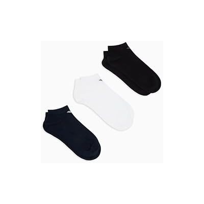 Giorgio Armani Casual Cotton 3-pack Sneaker Socks heren 3-PACK SNEAKER SOKKEN Giorgio Armani Casual Cotton 3-pack Sneaker Socks heren 3-PACK SNEAKER SOKKEN