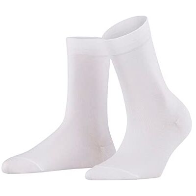 FALKE Dames Sokken Cotton Touch W So katoen eenkleurig 1 paar, Wit White 2000, 39-42 FALKE Dames Sokken Cotton Touch W So katoen eenkleurig 1 paar, Wit White 2000, 39-42