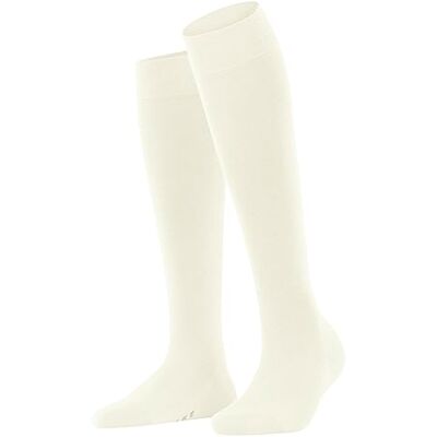 FALKE Dames Kniekousen Softmerino W Kh wol katoen lang eenkleurig 1 paar, Wit Off-White 2040, 39-40 FALKE Dames Kniekousen Softmerino W Kh wol katoen lang eenkleurig 1 paar, Wit Off-White 2040, 39-40
