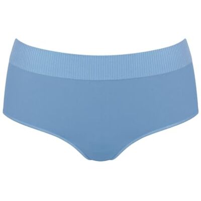 Sloggi Dames EVER Infused Relax Ondergoed met hoge taille, Azura Blauw, XS Sloggi Dames EVER Infused Relax Ondergoed met hoge taille, Azura Blauw, XS