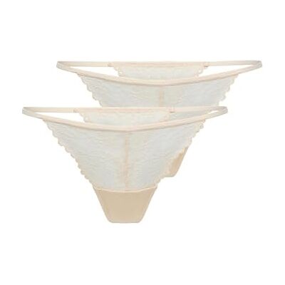 ONLY Dames Onldelicate Lace String 2-Pack Acc, Peach Taffy, x_l (2-pack), perzik taffy, x_l ONLY Dames Onldelicate Lace String 2-Pack Acc, Peach Taffy, x_l (2-pack), perzik taffy, x_l