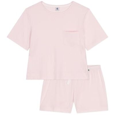 Petit Bateau Pyjacourt voor dames, Roze, XXS Petit Bateau Pyjacourt voor dames, Roze, XXS