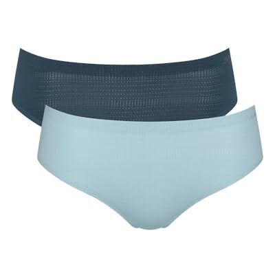 Sloggi Damesondergoed (verpakking van 2), Blauw Dark Combination (M008), XS Sloggi Damesondergoed (verpakking van 2), Blauw Dark Combination (M008), XS