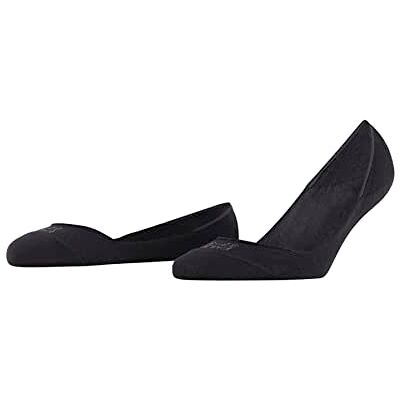 FALKE Dames Liner sokken Invisible Step Medium Cut Box W In katoen onzichtbar eenkleurig 1 paar, Zwart Black 3000, 37-38 FALKE Dames Liner sokken Invisible Step Medium Cut Box W In katoen onzichtbar eenkleurig 1 paar, Zwart Black 3000, 37-38