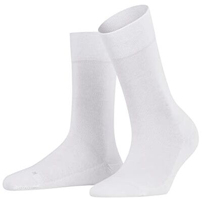 FALKE Dames Sokken Sensitive London W So katoen met comfort tailleband 1 paar, Wit White 2000, 39-42 FALKE Dames Sokken Sensitive London W So katoen met comfort tailleband 1 paar, Wit White 2000, 39-42