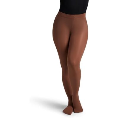Capezio 1916 Ultra zachte overgangspanty voor dames, Mokka, S-M Capezio 1916 Ultra zachte overgangspanty voor dames, Mokka, S-M