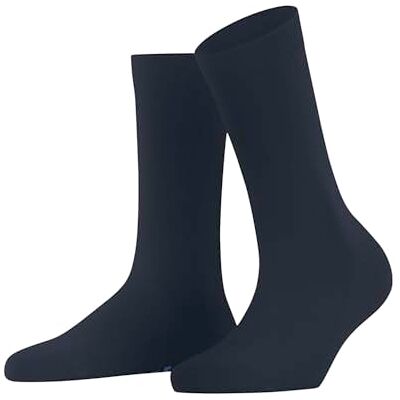 FALKE Dames Sokken Family W So katoen eenkleurig 1 paar, Blauw Space Blue 6116, 35-38 FALKE Dames Sokken Family W So katoen eenkleurig 1 paar, Blauw Space Blue 6116, 35-38