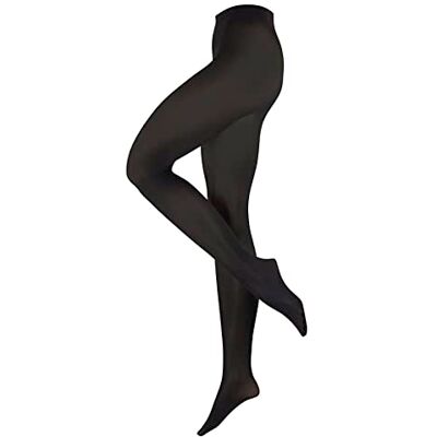 ESPRIT Dames Panty 50 DEN W Ti halfdoorzichtig eenkleurig 1 paar, Zwart Black 3000-O, 42-44 ESPRIT Dames Panty 50 DEN W Ti halfdoorzichtig eenkleurig 1 paar, Zwart Black 3000-O, 42-44