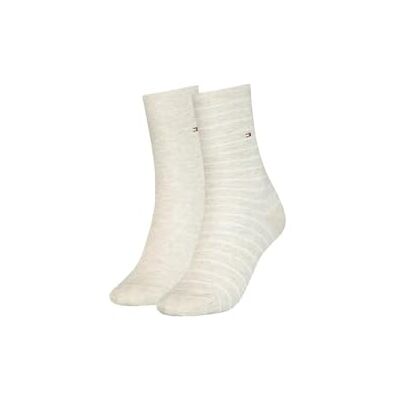 Tommy Hilfiger Damessokken (set van 2), lichtbeige gemêleerd, 35-38 EU Tommy Hilfiger Damessokken (set van 2), lichtbeige gemêleerd, 35-38 EU