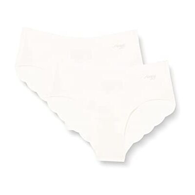 Sloggi Dames Zero Modal 2.0 H 2P Hipster, Angora, L Sloggi Dames Zero Modal 2.0 H 2P Hipster, Angora, L