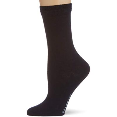 FALKE Dames Sokken No. 4 W So zijde kameelhaar eenkleurig 1 paar, Blauw Dark Navy 6379, 35-36 FALKE Dames Sokken No. 4 W So zijde kameelhaar eenkleurig 1 paar, Blauw Dark Navy 6379, 35-36