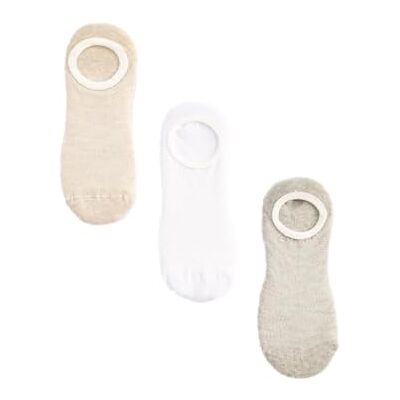 Koton Dames 3-Pack No Show Multicolor Socket Sokken Set, Ecru(002), One Size, ECRU(002), Eén Maat Koton Dames 3-Pack No Show Multicolor Socket Sokken Set, Ecru(002), One Size, ECRU(002), Eén Maat