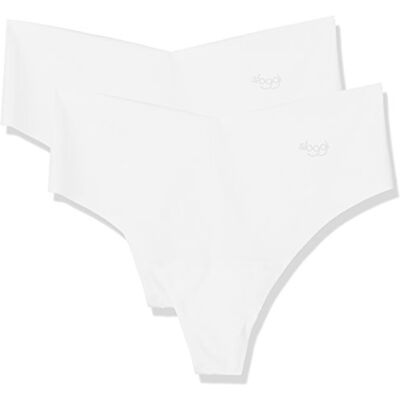 Sloggi Dames Zero Microfiber H Hipstring C2P Hipster, Ivoor (Soie), S Sloggi Dames Zero Microfiber H Hipstring C2P Hipster, Ivoor (Soie), S