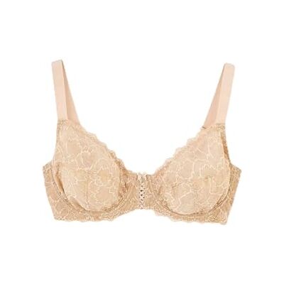Dagi Underwire Fixed Strap Minimiser Damesbeha, Kleur: vlees., 40C Dagi Underwire Fixed Strap Minimiser Damesbeha, Kleur: vlees., 40C
