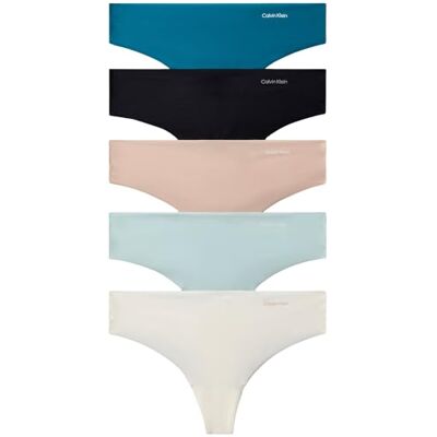 Calvin Damesstring 5PK 000QD3556E Thong, Rood (TEAL MARINE/CLOUD BLAUW/ZWART/IVORY), XL, Rood (Teal Marine/Cloud Blauw/Zwart/Ivoor), XL Calvin Damesstring 5PK 000QD3556E Thong, Rood (TEAL MARINE/CLOUD BLAUW/ZWART/IVORY), XL, Rood (Teal Marine/Cloud Blauw/Zwart/Ivoor), XL