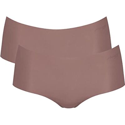 Sloggi Dames Zero Microfiber 2.0 C2P Short, 2 x cacao, S Sloggi Dames Zero Microfiber 2.0 C2P Short, 2 x cacao, S