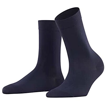 FALKE Dames Sokken Cotton Touch W So katoen eenkleurig 1 paar, Blauw Dark Navy 6370, 39-42 FALKE Dames Sokken Cotton Touch W So katoen eenkleurig 1 paar, Blauw Dark Navy 6370, 39-42