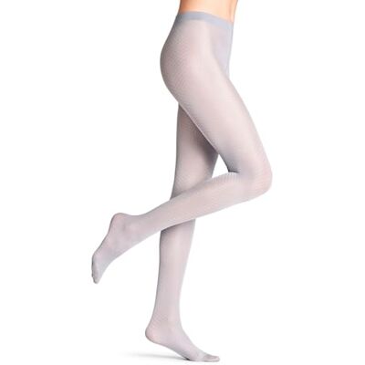 FALKE Dames Panty Dawn 40 DEN W Ti halfdoorzichtig eenkleurig 1 paar, Grijs Steel Grey 3250, M-L FALKE Dames Panty Dawn 40 DEN W Ti halfdoorzichtig eenkleurig 1 paar, Grijs Steel Grey 3250, M-L