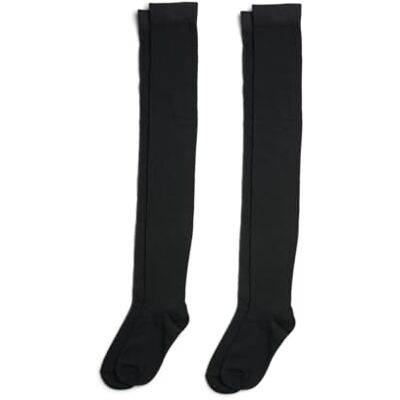 PIECES Pcnanna Knee High Socks 2 Pack Bc, Zwart/Pack: 2 Pack, Eén Maat PIECES Pcnanna Knee High Socks 2 Pack Bc, Zwart/Pack: 2 Pack, Eén Maat