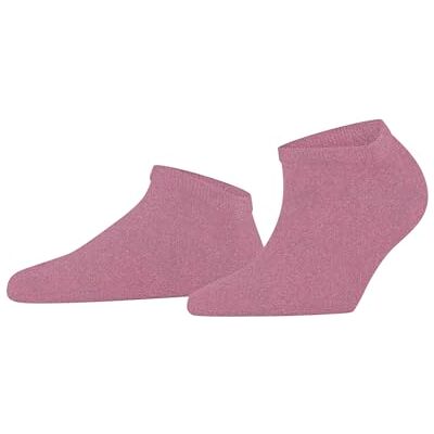 FALKE Dames Korte sokken Shiny W Sn lyocell kort eenkleurig 1 paar, Roze Candy 8052, 35-38 FALKE Dames Korte sokken Shiny W Sn lyocell kort eenkleurig 1 paar, Roze Candy 8052, 35-38