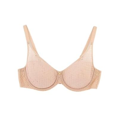 Dagi Underwire Fixed Strap Minimiser Damesbeha, Kleur: vlees., 34D Dagi Underwire Fixed Strap Minimiser Damesbeha, Kleur: vlees., 34D