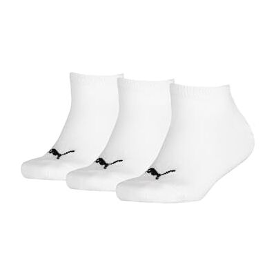 PUMA Sneakersokken (verpakking van 3 stuks), uniseks, Wit, 39-42 PUMA Sneakersokken (verpakking van 3 stuks), uniseks, Wit, 39-42