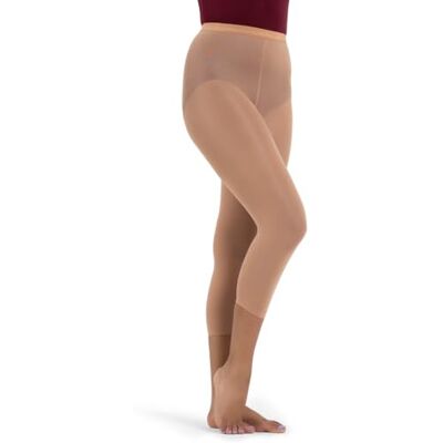 Capezio Women's Hold & Stretch Footless Tight,Suntan,Medium Capezio Women's Hold & Stretch Footless Tight,Suntan,Medium
