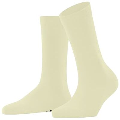 FALKE Dames Sokken Family W So katoen eenkleurig 1 paar, Beige Tender Yel 1110, 35-38 FALKE Dames Sokken Family W So katoen eenkleurig 1 paar, Beige Tender Yel 1110, 35-38