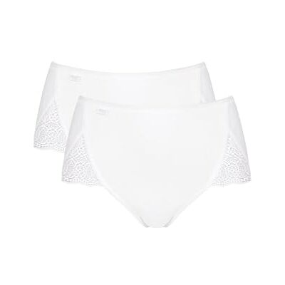 Sloggi Pure Sense Luxe Maxi C2P Slips voor dames, Wit, 70 Sloggi Pure Sense Luxe Maxi C2P Slips voor dames, Wit, 70