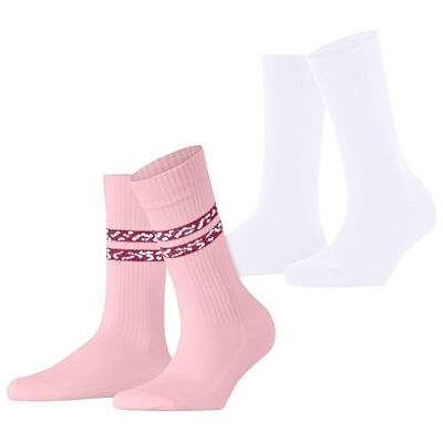 ESPRIT Dames Sokken Memphis Rib Multipack W So katoen gedessineerd 2 paar, Veelkleurig Orchid White 0020, 35-38 ESPRIT Dames Sokken Memphis Rib Multipack W So katoen gedessineerd 2 paar, Veelkleurig Orchid White 0020, 35-38