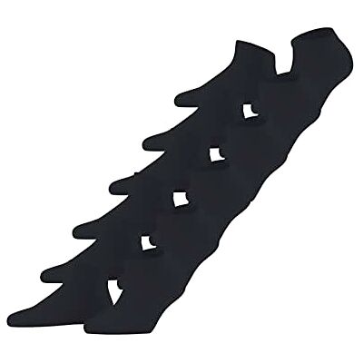 FALKE dames Happy 6-Pack sneakersokken admend katoen verstevigde damessneakersokken een allrounder kort duurzaam slijtvast huidvriendelijk effen multipack 6 paar FALKE dames Happy 6-Pack sneakersokken admend katoen verstevigde damessneakersokken een allrounder kort duurzaam slijtvast huidvriendelijk effen multipack 6 paar