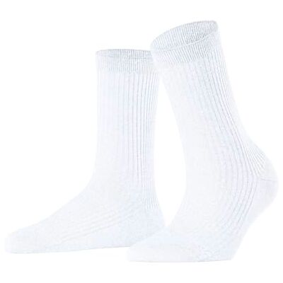 FALKE Dames Sokken Shiny W So viscose eenkleurig 1 paar, Wit White 2000, 39-42 FALKE Dames Sokken Shiny W So viscose eenkleurig 1 paar, Wit White 2000, 39-42