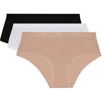 DIM Les Pockets Eco Coton Finitions Extra-Plates X3 boxershorts, wit/huid/zwart, XL (verpakking van 3), Wit/Huid/Zwart, XL DIM Les Pockets Eco Coton Finitions Extra-Plates X3 boxershorts, wit/huid/zwart, XL (verpakking van 3), Wit/Huid/Zwart, XL