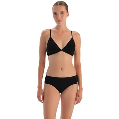 Dagi Dames Black Basic Hipster Panties met Lace Detail, M, zwart, M Dagi Dames Black Basic Hipster Panties met Lace Detail, M, zwart, M