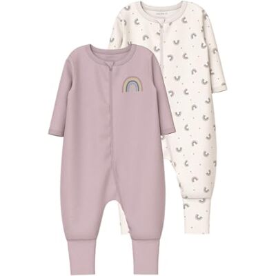 Name it Dames Nbfnightsuit 2P Zip Ff Jet Rainbow Noos, Jet Stream, 98 Name it Dames Nbfnightsuit 2P Zip Ff Jet Rainbow Noos, Jet Stream, 98