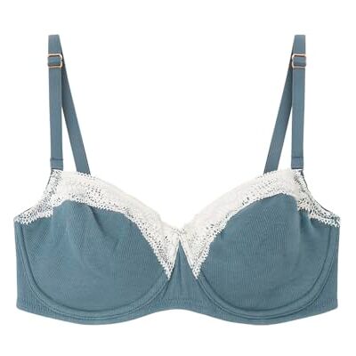 women'secret Pretty Balconette BH katoen groen, Groen, C women'secret Pretty Balconette BH katoen groen, Groen, C