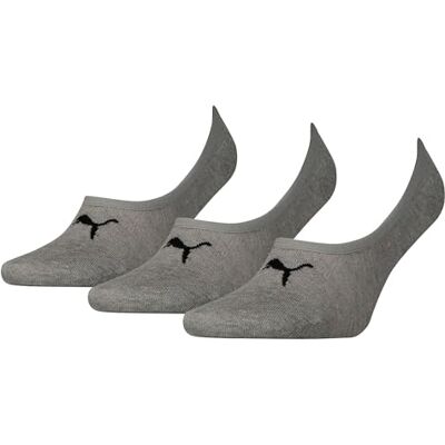 PUMA Sportsokken voor heren, verpakking van 3 stuks, grijs (Middle Grey Mélange 758), 35/38 EU PUMA Sportsokken voor heren, verpakking van 3 stuks, grijs (Middle Grey Mélange 758), 35/38 EU