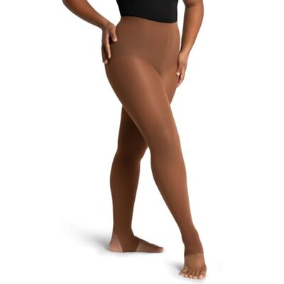 Capezio Womens Ultra Zachte Zelf Gebreide Tailleband Stijgbeugel Strak, Esdoorn, L/XL Capezio Womens Ultra Zachte Zelf Gebreide Tailleband Stijgbeugel Strak, Esdoorn, L/XL