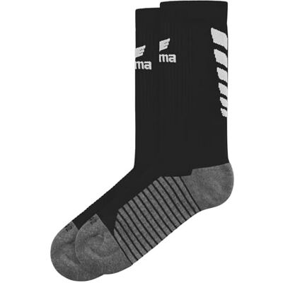 Erima Unisex sportieve SIX WINGS sokken (2182605), zwart/wit, 35-38 Erima Unisex sportieve SIX WINGS sokken (2182605), zwart/wit, 35-38